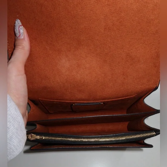 Coach Black and Brown Crossbody Bag - Picture 7 of 15